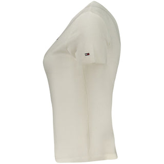 Tommy Hilfiger Bianco Cotton Women T-Shirt
