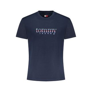 Tommy Hilfiger Blue Cotton Men T-Shirt