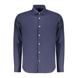 North Sails Blu Cotton Men Shirt