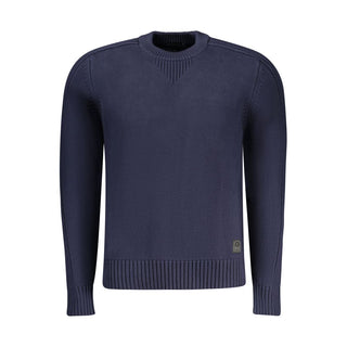 North Sails Blue Cotton Men Sweater