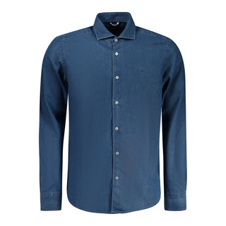 North Sails Blue Cotton Men Shirt