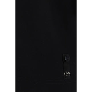 Fendi Black Cotton T-Shirt
