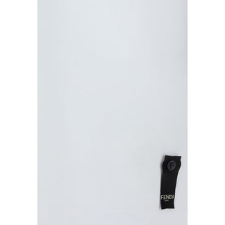 Fendi White Cotton T-Shirt