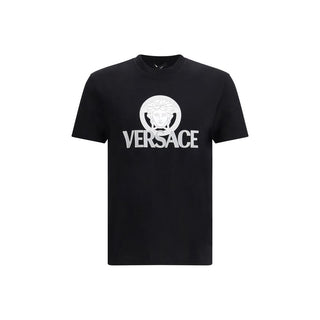 Versace Black Cotton T-Shirt