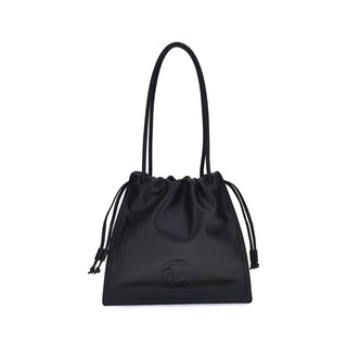 Coccinelle Black Calf Leather Bos Taurus Handbag