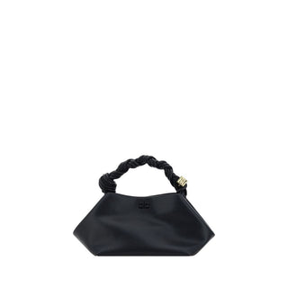 Ganni Black Calf Leather Bos Taurus Handbag