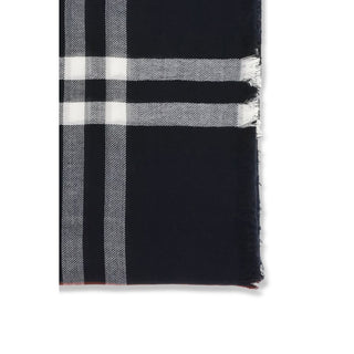Burberry Blue Wool Scarf
