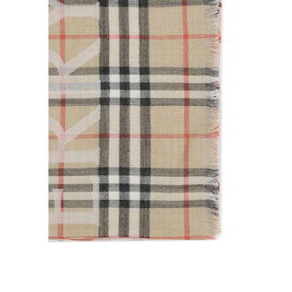 Burberry Beige Wool Scarf