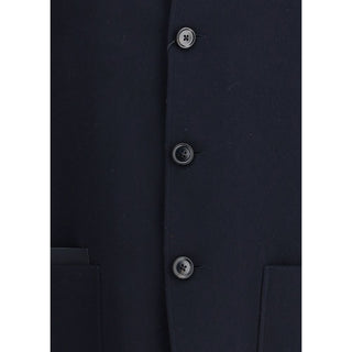 ZEGNA Blue Cashmere Coat