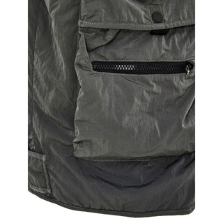 Paul & Shark Gray Polyester Sleveless Jacket