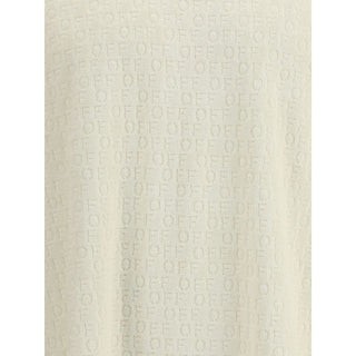 Off-White Cream Cotton T-Shirt