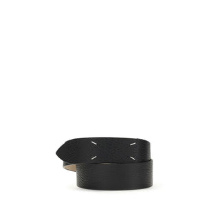 Margiela Black Calf Leather Bos Taurus Regular Belt