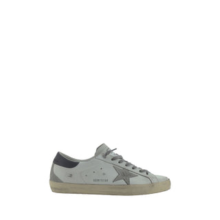 Golden Goose White Calf Leather Bos Taurus Low Top Sneakers
