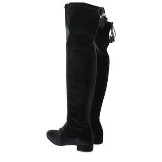 Prada Black Velvet Over The Knee