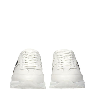 Celine White Leather Athletic Sneakers