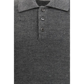 Brunello Cucinelli Gray Cotton Sweatshirt