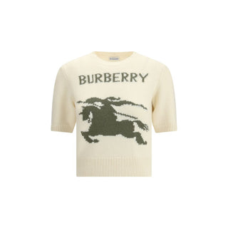 Burberry Cream Wool Sweatshirt