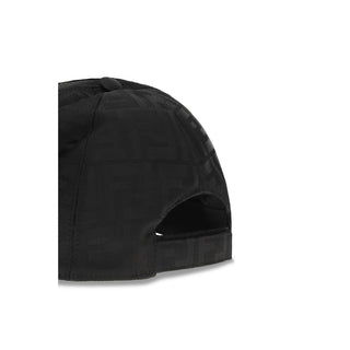 Fendi Black Polyamide Cap (Baseball Hat)
