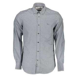 Harmont & Blaine Blue Cotton Pattern Shirt