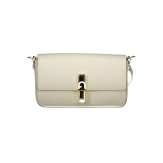 Furla White Leather Handbag