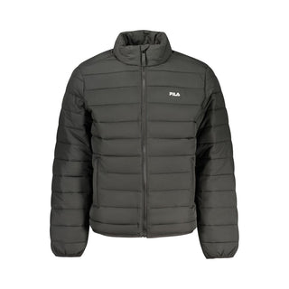 Fila Black Polyester Coat