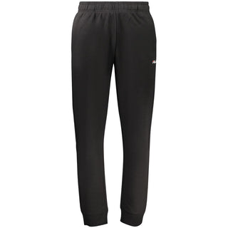 Fila Black Cotton Joggers (Workout Pants)
