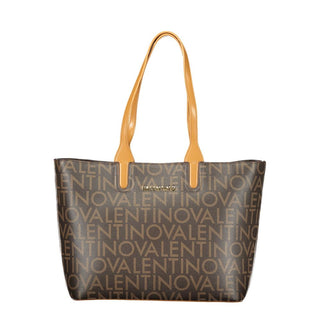 Mario Valentino Brown Polyethylene Handbag