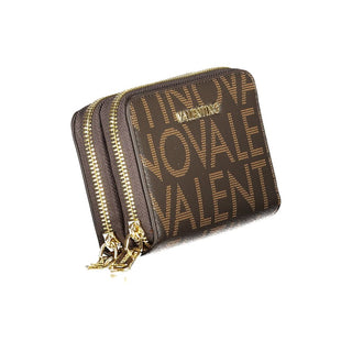 Mario Valentino Brown Polyethylene Wallet