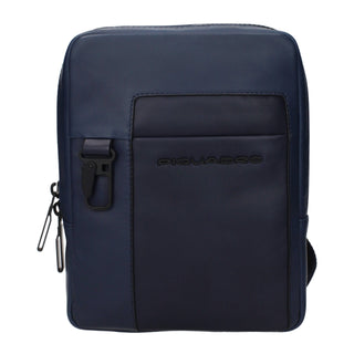 Piquadro Blue Leather Crossbody Bag
