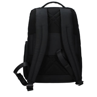 Piquadro Black Fabric Backpack
