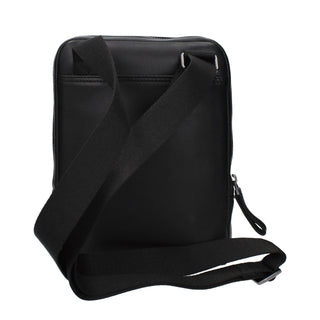 Piquadro Black Leather Crossbody Bag