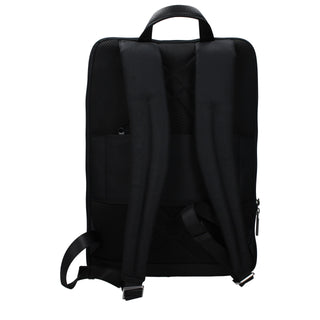 Piquadro Black Fabric Backpack