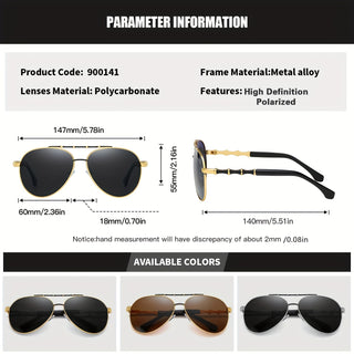 Royal Hot Fashion Luxury Metal Frame Sunglasses for Men Women Outdoor Party Vacation Travel Driving Fishing Photo Props 