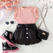 pink + black