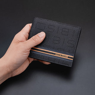 1PC Men's RFID Blocking Wallet, Short Multifunction PVC Wallet 