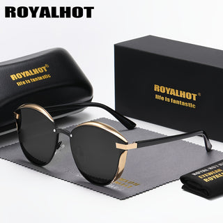 RoyalHot Women Men Polarized Alloy Quality Oval Frame Sunglasses Driving Sun Glasses Shades Oculos Masculino Male 900123 