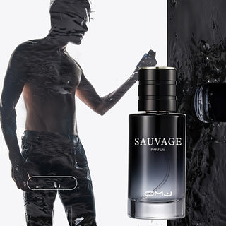 عطر OMJ Savage Eau De Parfum للرجال، 50 مل - رائحة خشبية طويلة الأمد، هدية مثالية لعيد الميلاد، عطر غني وجذاب، مشبع بالكحول، خالٍ من الكبريتات