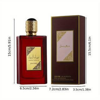 Dubai Princess Luxury Perfume, Princess Perfume, 3.4 oz, Rose &amp; Lychee Scent, Long Lasting, Formaldehyde Free, Alcohol Contains, 5-15% Concentration, Fruity Notes