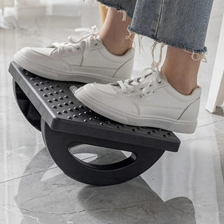 Comfortable Office Footrest: Relax and relieve fatigue while sitting with 180 degree rotation and wavy surface 